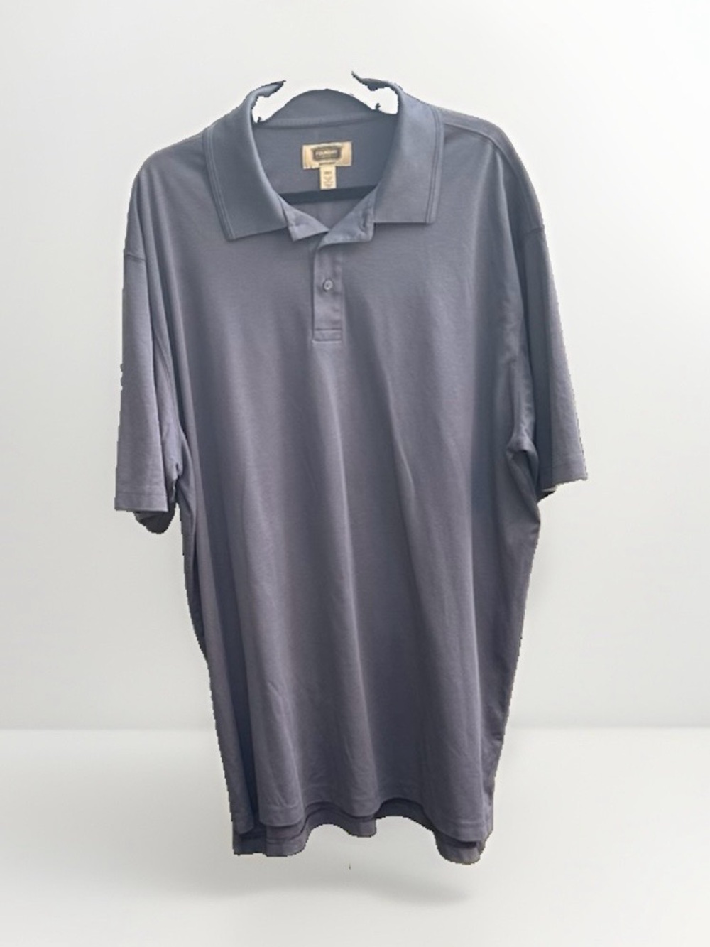 The Foundry Supply Co. Quick-Dri Men's Polo in Gray